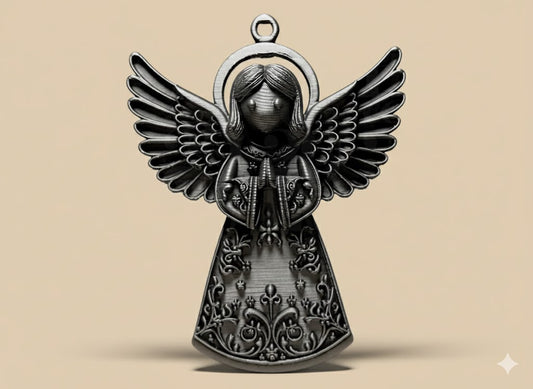 Îngeraș decorativ cu aripi ample