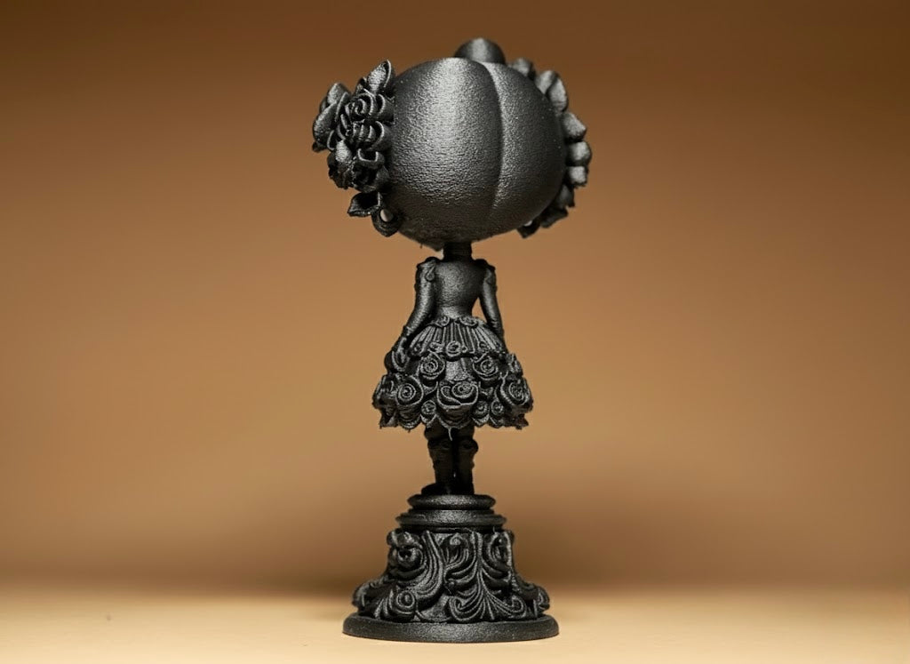 Dia de los Muertos Doll on Stand