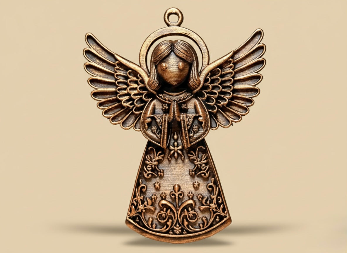 Îngeraș decorativ cu aripi ample