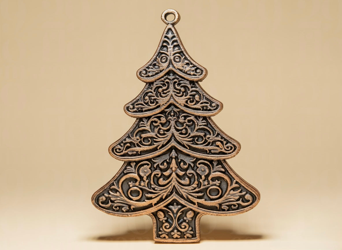 Brad de Craciun cu agatatoare