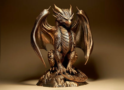 Majestic Dragon Statue