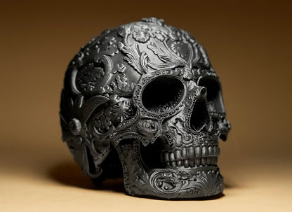 Ornamental Dia Dos Muertos Skull