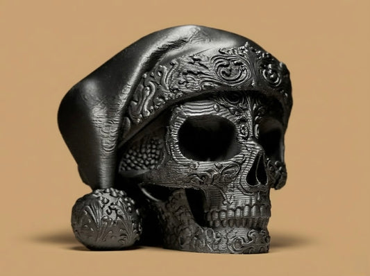 Santa Skull / Craniu Mos Craciun