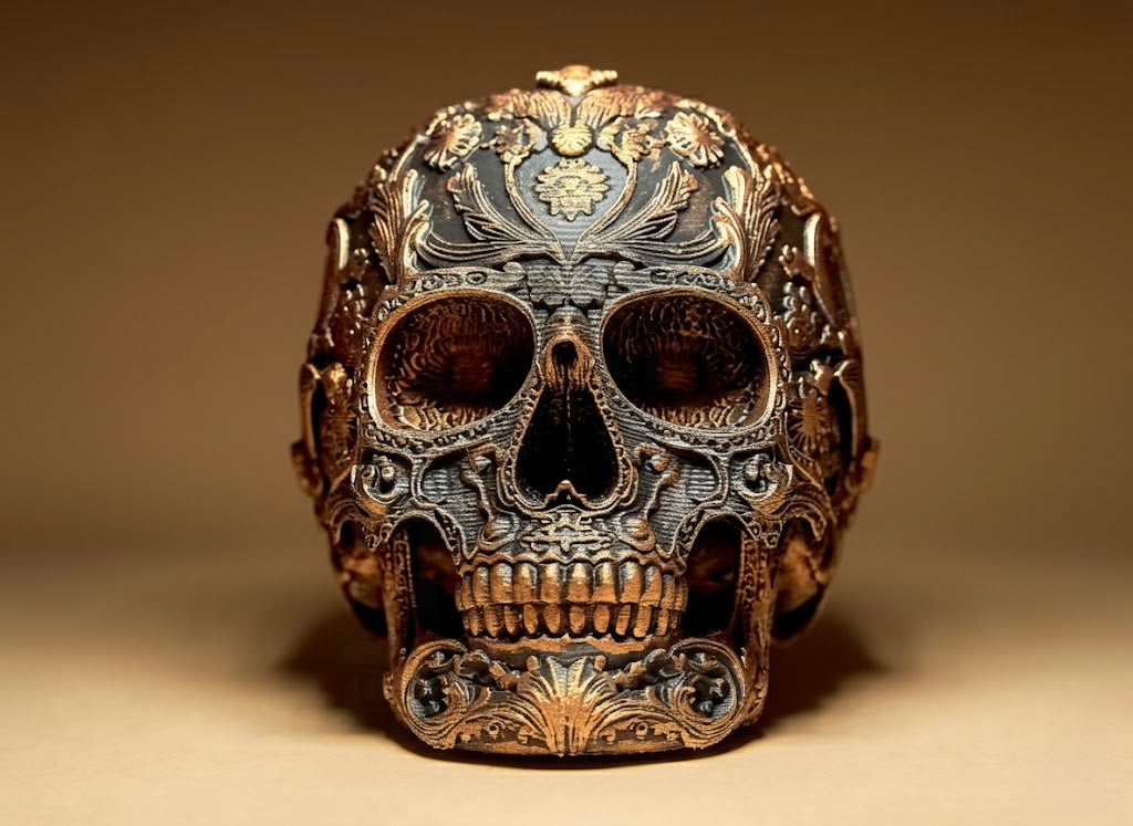 Ornamental Dia Dos Muertos Skull