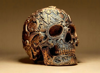 Ornamental Dia Dos Muertos Skull