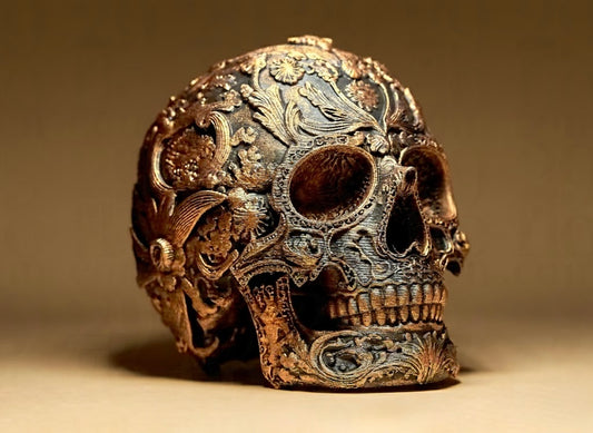 Ornamental Dia Dos Muertos Skull