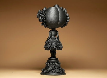 Dia de los Muertos Doll on Stand