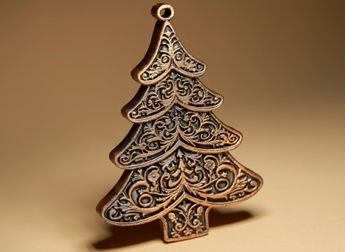 Brad de Craciun cu agatatoare