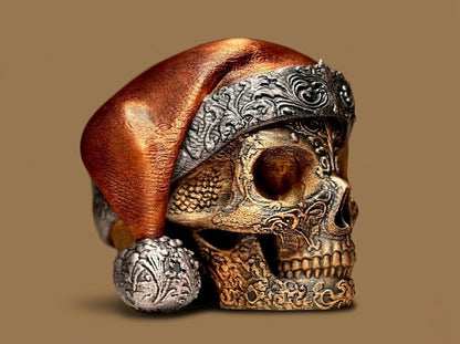 Santa Skull / Craniu Mos Craciun