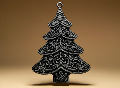 Brad de Craciun cu agatatoare