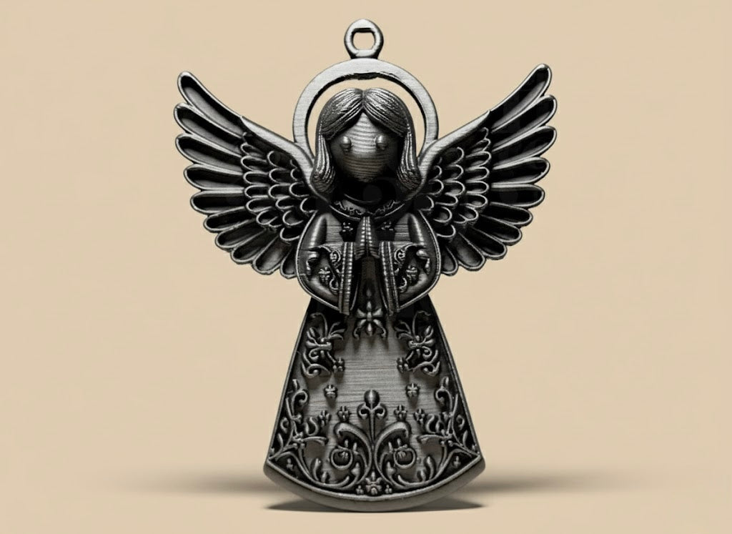 Îngeraș decorativ cu aripi ample