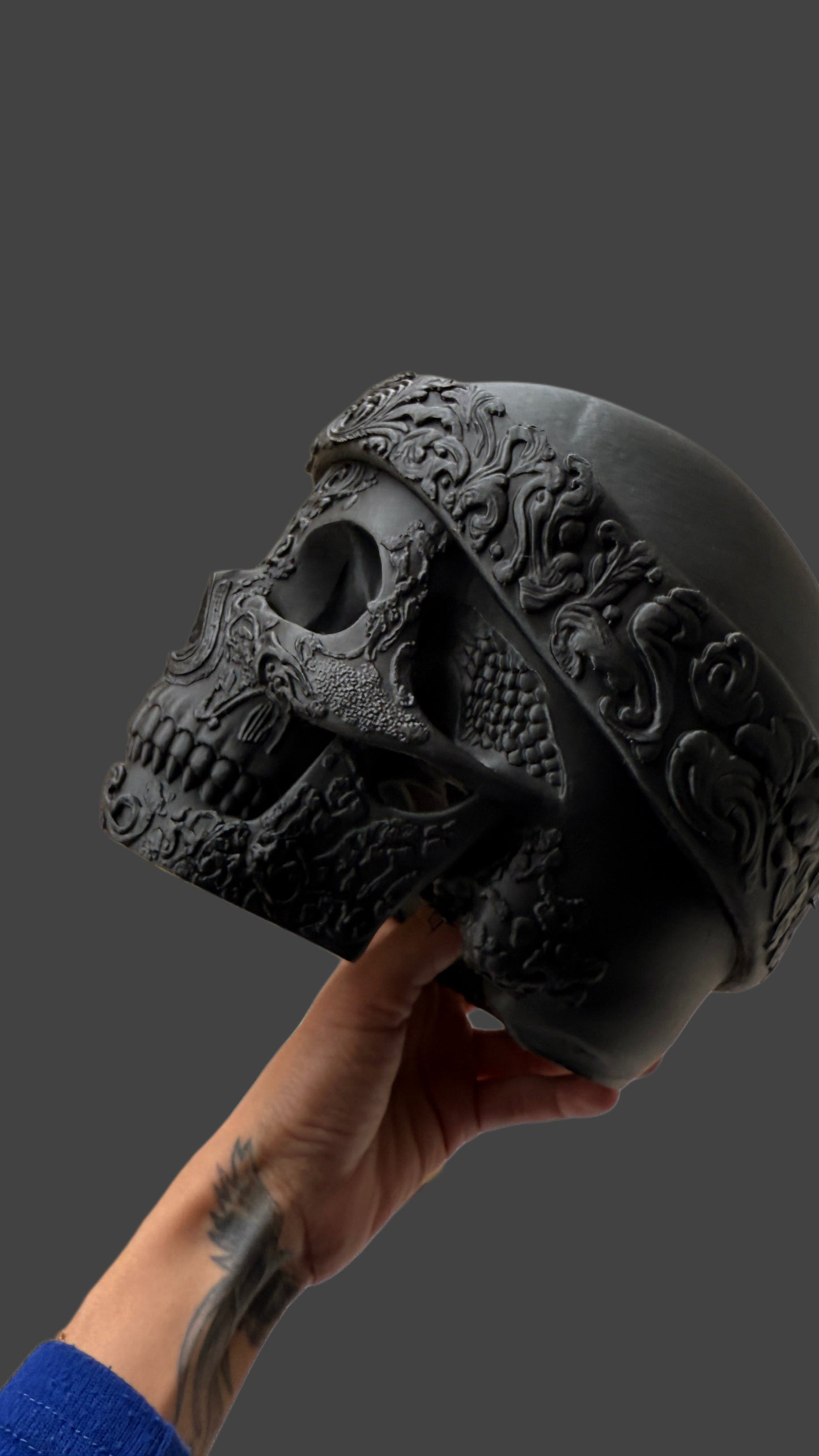 Santa Skull / Craniu Mos Craciun